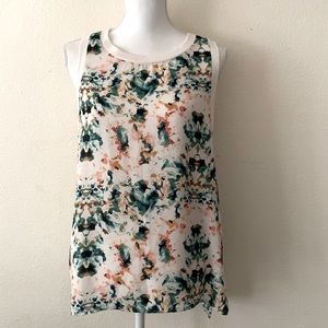 Evereve Allison Joy sleeveless blouse size L